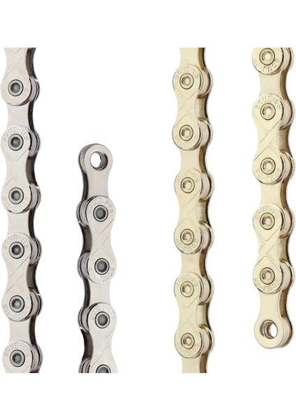 Altın 10S Tarzı Kmc X9 X10 X11 X12 Için Altın Gökkuşağı Bisiklet Zinciri Hızlı Mtb Yol Bisikleti 116L 126L Hohl Bisiklet Zinciri (Yurt Dışından) indirimleri