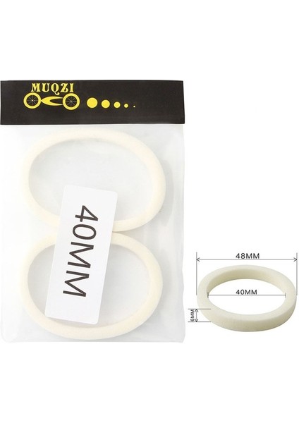 No.7 Tarzı Ön Çatal Köpük Yüzük Yağ Contası 40MM Emici Ön Çatal Bisiklet Dağ Bisikleti Conta Sünger Dayanıklı (Yurt Dışından)