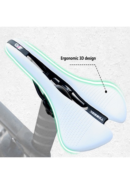 Siyah Stil Toseek Dağ Bisikleti Yol Bisikleti Koltuğu Ultrahafif 185G Yarış Koltuğu Hollow Ergonomik Tasarım Cr-Mo Koltuk Rayı Koltuk Bisiklet Parçaları 7 Renk (Yurt Dışından) indirimleri