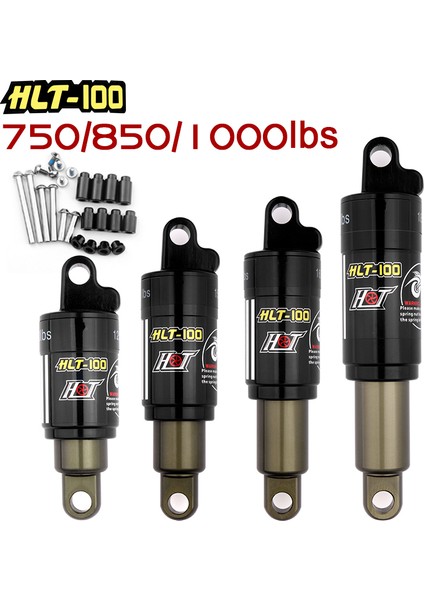 125 mm x 850 Lbs Stili HTL-100 Bisiklet Arka Şok mm Dağ Bisikleti Yağ Yaylı Şok Mtb Elektrikli Bisiklet Arka Amortisör Süspansiyon (Yurt Dışından) fiyatları
