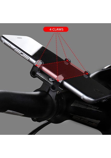 Gub G-81 Kırmızı Stil Gub G81 G-81 Alüminyum Bisiklet Telefon Tutucu Akıllı Telefon Ayarlanabilir Destek Gps Bisiklet Telefon Standı Montaj Braketi (Yurt Dışından) indirimleri