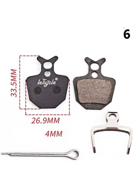 No.6 Stili Çoklu Stil Dağ Yol Bisiklet Parçaları Bisiklet Fren Diski Için 1 Çift Evrensel Mtb Dağ Bisikleti Fren Balataları (Yurt Dışından)