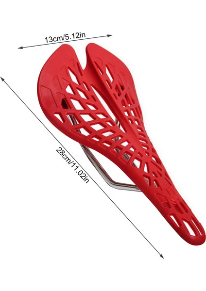 Kırmızı Stil Dağ Yolu Koltuk Selesi Karbon Fiber Yarış Bisikleti Sürme Hollow Koltuklar Bisiklet Bisiklet Parçaları Mtb Bisiklet Ekipmanları (Yurt Dışından)