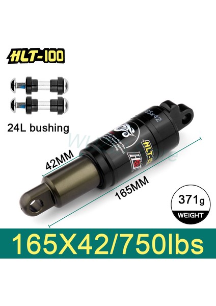 165X42 750LBS Stili HTL-100 Bisiklet Arka Amortisör mm Dağ Bisikleti Yağ Yay Şok kg Döngü Parçaları Mtb Elektrikli Kar Bisikleti Için (Yurt Dışından)