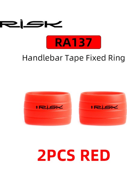 RA137-RD Tarzı 2 Adet Risk Silikon Bisiklet Direksiyon Bandı Takma Fişi Sabit Halka Yol Bisikleti Vites Kolu Koruma Kapağı Kaymaz Bisiklet Aksesuarları (Yurt Dışından)