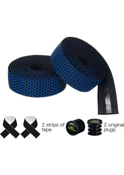 Kumral Stili Klasik Bal Petek Delik Tasarımı Ölü Sinek Yol Bisikleti Direksiyon Bandı Silikon Bandı Eva Yumuşak Nefes Alabilir Direksiyon Bandı Yeni Aksesuarlar (Yurt Dışından)