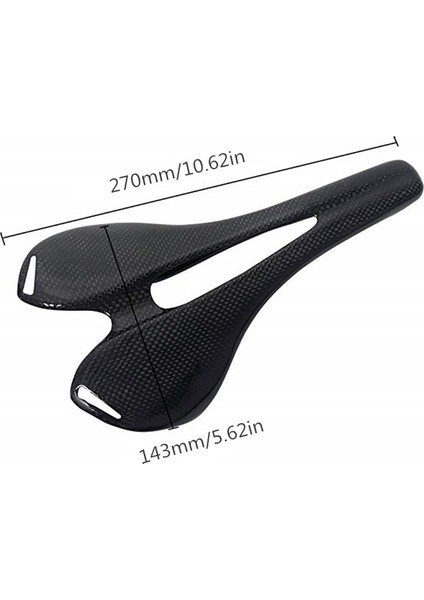 Mavi Stil 3k Tam Karbon Fiber Bisiklet Koltuğu Mtb Yol Bisikleti Koltuğu Ultra Hafif Bisiklet Ekipmanı Mat Parlak (Yurt Dışından)