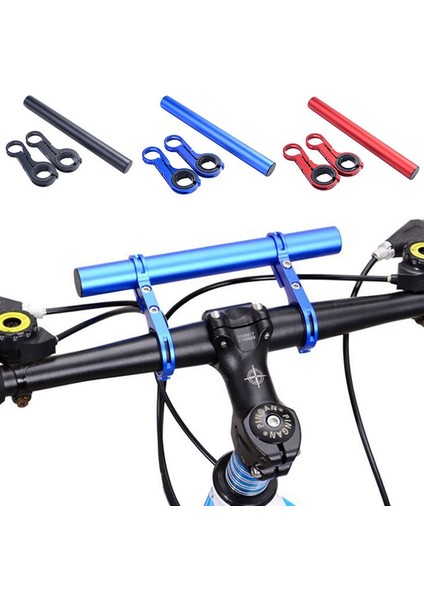 Siyah Stil 20CM Bisiklet Direksiyon Uzatma Mtb Bisiklet Aparatı Bisiklet Gövdesi Uzatma Hız Ölçer Far Telefon Rafı Işık Lambası Tutucu (Yurt Dışından) fiyatları