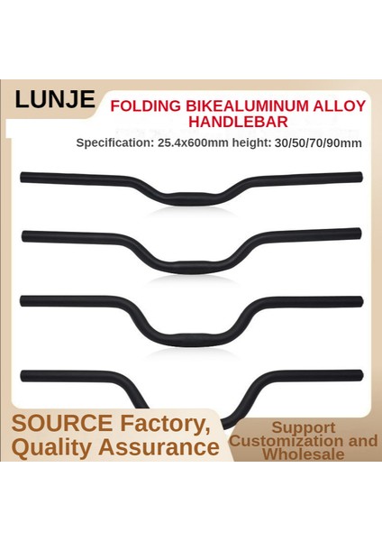 25,4 600 30 mm Stili Lunje Bisiklet Direksiyonu * 600 mm Yükseltme Sığırcık Şekilli Alüminyum Alaşım Mtb Bisiklet Direksiyonu Bisiklet Parçaları (Yurt Dışından)