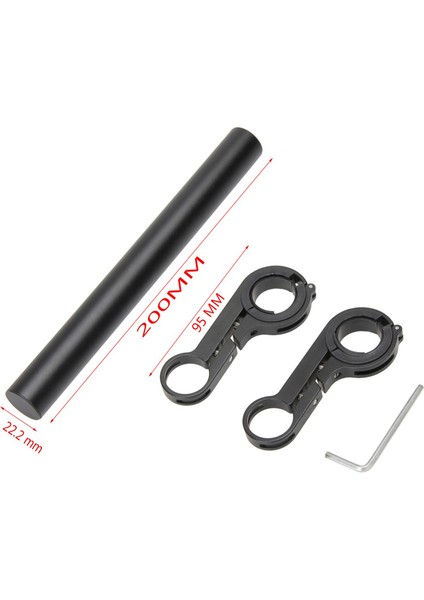 10CM Karbon Siyahı Tarzı 20CM Karbon Tüp Bisiklet Direksiyon Genişletici Montaj Dağ Mtb Bisiklet Bisiklet Işık Tutucu Flaş Işık Tutucu Bisiklet Araçları (Yurt Dışından) indirimleri