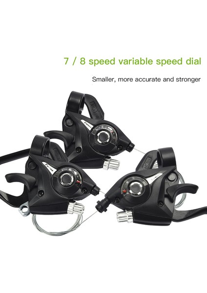 No.4 Stili 2 Adet Bisiklet Başparmak Şanzıman Hızlı Dağ Bisikleti Kontrol Cihazı Bağlantılı Fren Kolu Bisiklet Aksesuarları (Yurt Dışından) modelleri