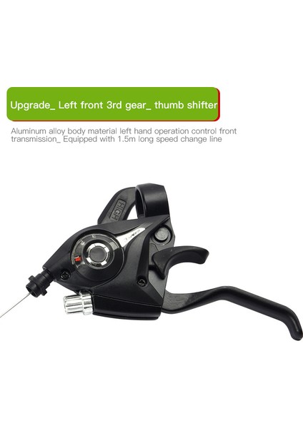 No.4 Stili 2 Adet Bisiklet Başparmak Şanzıman Hızlı Dağ Bisikleti Kontrol Cihazı Bağlantılı Fren Kolu Bisiklet Aksesuarları (Yurt Dışından) indirimleri