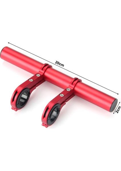 Kırmızı 20CM Stili Elektrikli Scooter Direksiyon Uzatıcı Genişletici Boynuz Işık Montaj Tutucu Direksiyon Yükseltici Adaptör Onarım M365 Aksesuarı (Yurt Dışından)