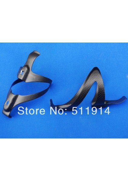 Iki Adet Yeni Tam Karbon 3k Mat Mtb Dağ Bisikleti Yol Bisikleti Tt Su Şişesi Tutucu CG-001 (Yurt Dışından)