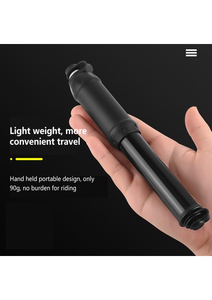 Tip 2 Stili El Inflator Valf Alüminyum Alaşım Hava Dolum Cihazı Montaj Raf Bisiklet Malzemeleri Bisiklet Aksesuarları Hava Pompası Türü 1 (Yurt Dışından)