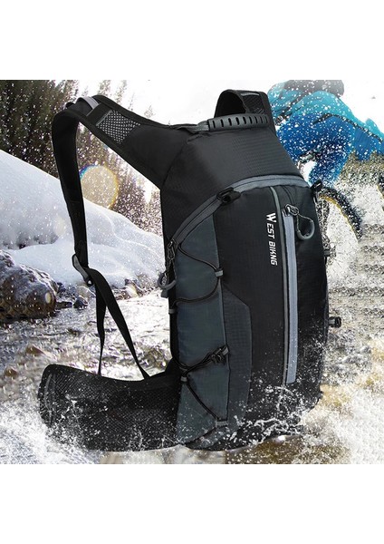 Su Torbası Tarzı Su Geçirmez Mtb Bisiklet Çantası Hafif Taşınabilir Spor Katlanabilir Bisiklet Sırt Çantası L Yürüyüş Tırmanış Açık Pouch Bisiklet Sırt Çantası (Yurt Dışından)