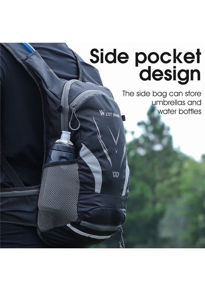 Su Torbası Tarzı Su Geçirmez Mtb Bisiklet Çantası Hafif Taşınabilir Spor Katlanabilir Bisiklet Sırt Çantası L Yürüyüş Tırmanış Açık Pouch Bisiklet Sırt Çantası (Yurt Dışından)