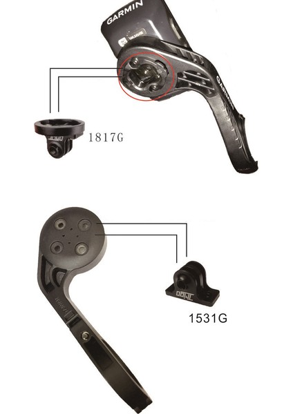 TRP1935 Tarzı Trigo Garmin Parça Bisiklet Kronometre Tutucu Montaj Tutucu TR1817 Bisiklet Işıklar Kenar Gopro Adaptörü (Yurt Dışından) modelleri