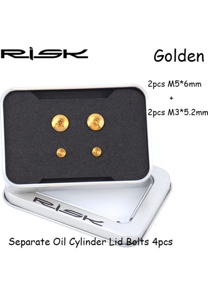 Altın-4 Adet Tarzı Risk Titanyum Bisiklet Civataları Bisiklet Kapağı Cıvataları Titanyum Cıvatalar Bisiklet Fren Kolu Disk Sabit Civata Bisiklet Hidrolik Parçaları (Yurt Dışından)