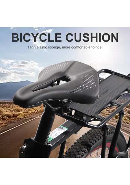 Siyah Stil Bisiklet Koltuk Yastığı Mtb Yol Koltuğu Rahat Sünger Nefes Alabilen Hollow Bisiklet Pedleri Yastık Kapak Parçaları Erkekler Kadınlar Için (Yurt Dışından) fırsatları