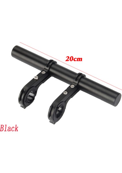10CM Siyah Tarzı Profesyonel Bisiklet Direği Işık Tutucu Ön Işık Uzatma Montaj Braketi - Tek ve Çift Çerçeve (Yurt Dışından) modelleri