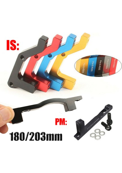 Mavi F-R180MM Stili Pmıs Mtb Fren Adaptörü Kaliper Bisiklet Disk Fren Rotoru Alüminyum Alaşım Post Montaj Disk Fren Aksesuarı (Yurt Dışından)