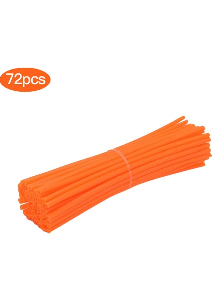 24CM Turuncu 72 Adet Stil Motosiklet Bisiklet Tekerlek Jant Koruyucu Deri Kapak Boru Motokros Bisiklet Bisiklet Cool Aksesuarlar 9 Renk 24CM - Ürün Açıklaması (Yurt Dışından)