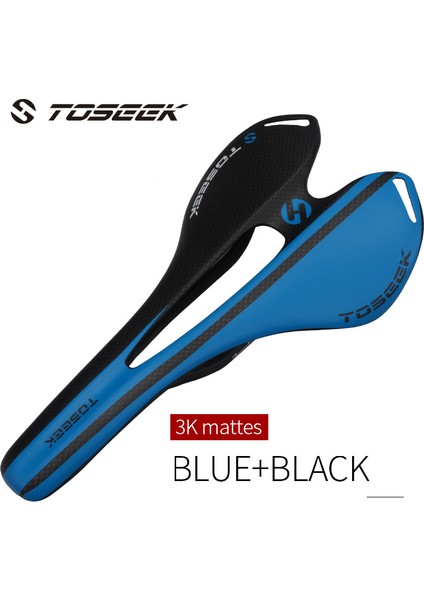 Mavi-Mat Tarzı Toseek Tam Karbon Fiber Bisiklet Koltuğu Yol Mtb Bisiklet Karbon Koltuk 105G 7*9 Karbon Ray 8 Renk (Yurt Dışından)