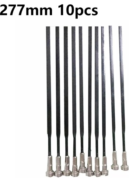 277MM 10 Adet Stil Mavıc Cr Ak Eq Jant Takımı Spokeli Yol Bisikleti Düz Düz Spokeler ile Spok Kapakları Paslanmaz Çelik Bisiklet Spokes (Yurt Dışından)