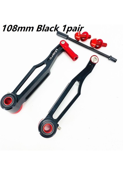 108MM Siyah Stil Litepro Bmx Katlanabilir Bisiklet V Fren Kısa Ar Long Kol Alüminyum Alaşım C Hollow Ultralight V Fren Montajı (Yurt Dışından)