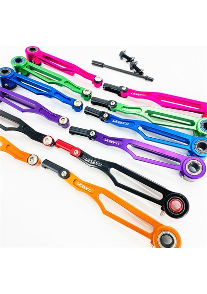 108MM Siyah Stil Litepro Bmx Katlanabilir Bisiklet V Fren Kısa Ar Long Kol Alüminyum Alaşım C Hollow Ultralight V Fren Montajı (Yurt Dışından)