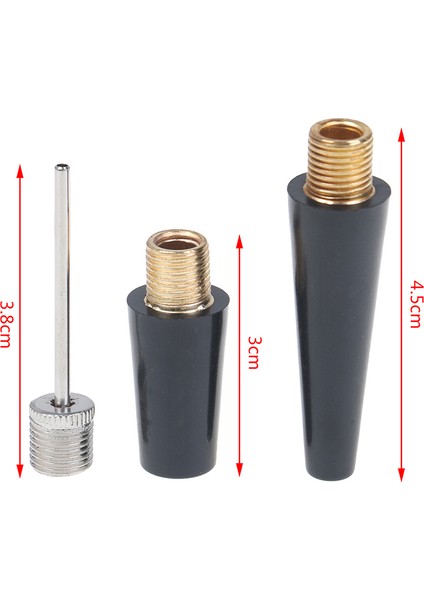 Kırmızı Stil Yeni 1 Set Şişirme Iğne Seti Iğne Hortum Spor Top Basketbol Futbol Voleybol Bisiklet Lastik Tüpü Inflator Kiti Hava Pompası Aracı (Yurt Dışından)