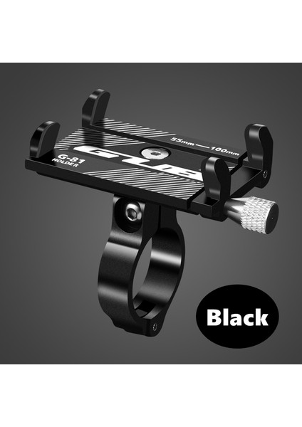 Gub G-81 Siyah Stil Gub G81 G-81 Alüminyum Bisiklet Telefon Tutucu Akıllı Telefon Ayarlanabilir Destek Gps Bisiklet Telefon Standı Montaj Braketi (Yurt Dışından)