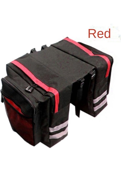 No.3 Tarzı Mtb Bisiklet Taşıyıcı Çanta 2'si 1 Arada Arka Raf Bisiklet Bagaj Çantası Bagaj Yan Yan Çift Taraflı Seyahat Bisiklet Çantası Dayanıklı Seyahat (Yurt Dışından)