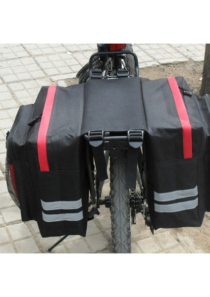 No.3 Tarzı Mtb Bisiklet Taşıyıcı Çanta 2'si 1 Arada Arka Raf Bisiklet Bagaj Çantası Bagaj Yan Yan Çift Taraflı Seyahat Bisiklet Çantası Dayanıklı Seyahat (Yurt Dışından) indirimleri