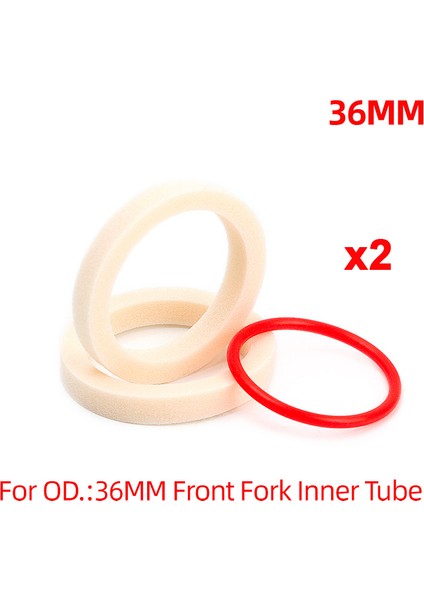 36MM Sünger 2 Adet Stil Risk Dağ Bisikleti Ön Çatal Toz Contası Yağ Contası Sünger Halka mm Mtb Bisiklet Çatal Iç Boru Toz Kapağı Bisiklet Parçaları (Yurt Dışından)