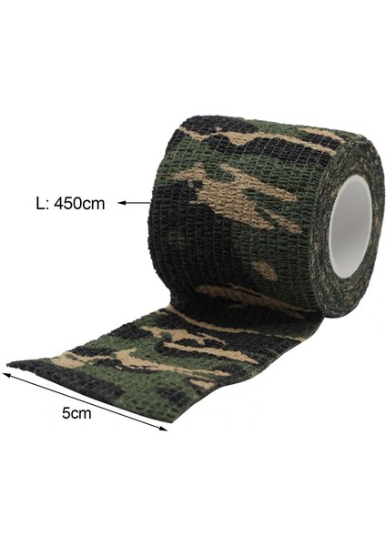 No.8 Tarzı Açık Hava Için Askeri Kamuflaj Bant Anti-Çizik Kendinden Yapışkanlı Geniş Kullanım Alanı Stretch Bandaj Bant Kamuflaj Bant Rulosu (Yurt Dışından) modelleri