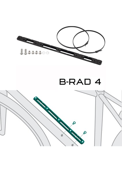 4 Slot Stili Bisiklet Şişe Tutucu Adaptörü Yol Dağ Bisikleti Şişe Kafesi Montaj Adaptörü Bisiklet Alt Pozisyon Kafesi Montaj B-Rad Montaj Tabanı (Yurt Dışından)