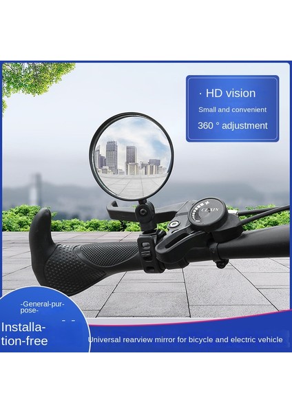 8cm Tarzı Ayarlanabilir Bisiklet Arka Görüş Aynası Konveks Ayna Direksiyon Ucu Aynaları Mtb Yol Bisikleti Güvenli Bisiklet Araçları Bisiklet Aksesuarları (Yurt Dışından) fiyatları