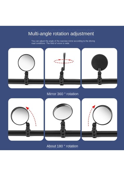 8cm Tarzı Ayarlanabilir Bisiklet Arka Görüş Aynası Konveks Ayna Direksiyon Ucu Aynaları Mtb Yol Bisikleti Güvenli Bisiklet Araçları Bisiklet Aksesuarları (Yurt Dışından) modelleri
