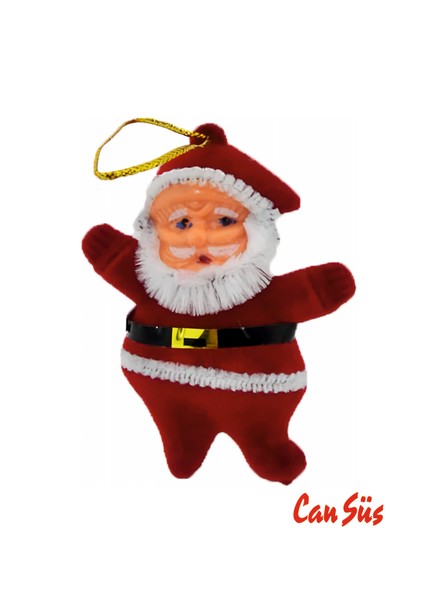 6lı Noel Baba Yılbaşı Ağacı Süsü 6 cm