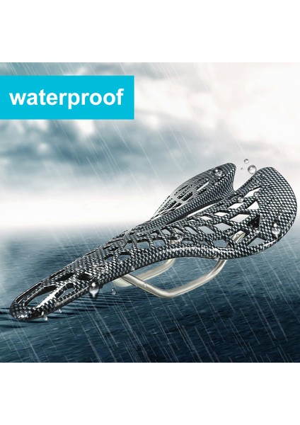 Type2 Siyah Tarzı Bisiklet Koltuk Yastığı Örümcek Karbon Fiber Pu Nefes Alabilen Yumuşak Bisiklet Aksesuarları Dağ Yol Bisiklet Koltukları (Yurt Dışından)