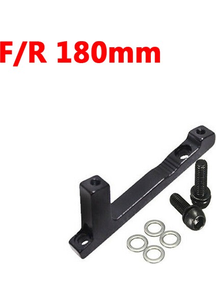 Siyah F-R180MM Stili Bisiklet Disk Fren Adaptörü Pm Is Bisiklet Fren Kaliper Adaptörü Rotor Dönüştürücü Bisiklet Aksesuarları (Yurt Dışından)