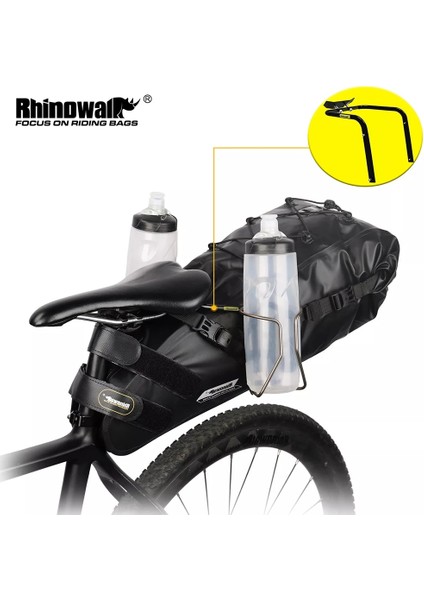 SK500-YALNIZCA Braket Stili Rhinowalk Bisiklet Çantası Arka Koltuk Sele Çantası Veya Sabitleyici Braket Raf 5L-13L Su Geçirmez Kuyruk Çantası Braketi Bisiklet Aksesuarları (Yurt Dışından) indirimleri