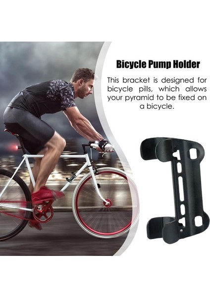 C Tarzı Bisiklet Pompası Tutucusu Taşınabilir Bisiklet Hava Pompası Çerçeve Hava Pompası Malzemeleri Yol Bisikleti Mtb Spor Topları Için Naylon Askılar (Yurt Dışından)