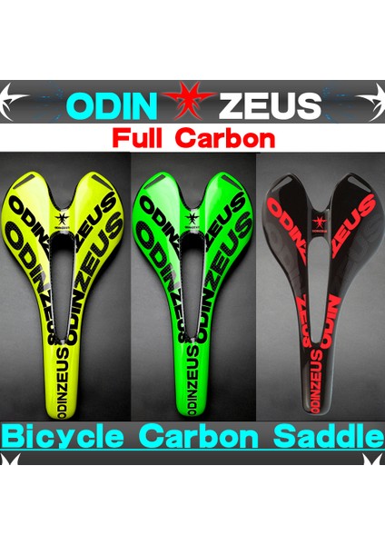 Parlak Gök Mavisi Tarzı Odinzeus En Yeni Karbon Fiber Mtb Bisiklet Koltuğu Karbon Koltuk Yastığı Ultrahafif Yol/dağ Bisikleti Katlanır Bisiklet Ön Koltuk (Yurt Dışından)