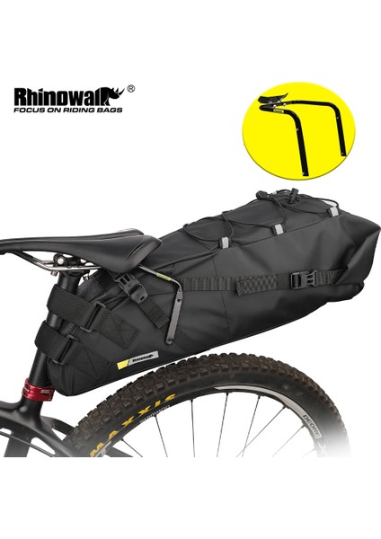 SK500-YALNIZCA Braket Stili Rhinowalk Bisiklet Yan Çantası Kuyruk Koltuk Çantası Braketi Rafı 5L-13L Taşınabilir Braket Bagaj Rafı Bisiklet Aksesuarları (Yurt Dışından) indirimleri