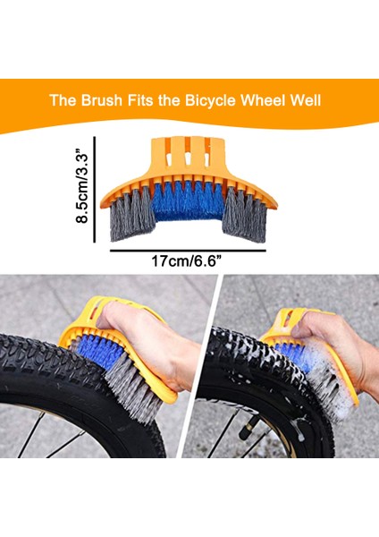 1 Stil Ayarla Bisiklet Zinciri Temizleyici Taşınabilir Temizlik Seti Bisiklet Fırçaları Takımı Bisiklet Yıkama Onarım Aracı Dağ Yol Motosiklet Için (Yurt Dışından) indirimleri