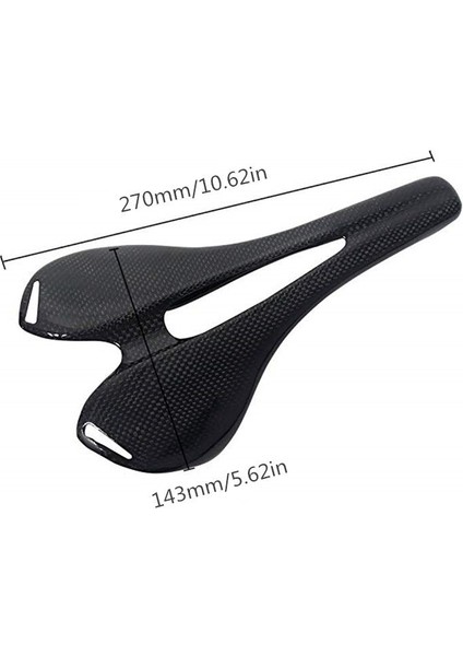 1158 Siyah Tarzı Yansımasız 3k Tam Karbon Fiber Bisiklet Koltuğu Yol Mtb Bisiklet Karbon Koltuk Mat Parlak Bisiklet Yastık 270* Bisiklet Parçaları (Yurt Dışından) fırsatları