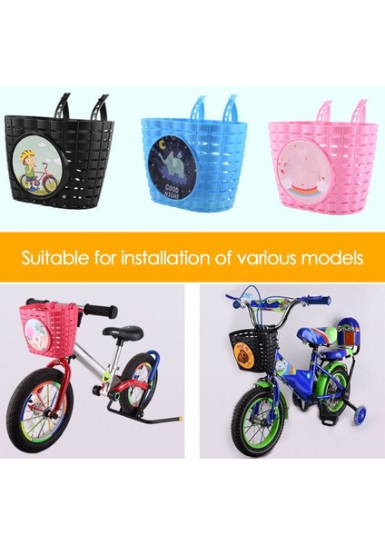 1 Adet -4 Tarzı Plastik Scooter Direksiyon Sepeti Bisiklet Ön Taşıyıcı Çantası Arka Bisiklet Ön Sepeti Sticker Çocuk Bisikleti Depolama Çantası (Yurt Dışından) fırsatları